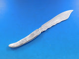 Lap Over Acid Etched by Tiffany Sterling Silver Fish Knife Sea Grasses 7 7/8"