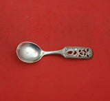 Number 146 by Brodrene Lohne Norwegian .830 Silver Sugar Spoon Pcd Beaded 4 5/8"