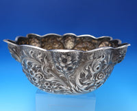 Floral by Whiting Sterling Silver Fruit Bowl #1797H 4 1/4" x 10 1/2" (#7534)