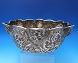Floral by Whiting Sterling Silver Fruit Bowl #1797H 4 1/4" x 10 1/2" (#7534)