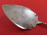 Medallion by Newell Harding and Co Sterling Silver Pie Server BC Engine Turned