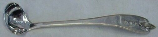 Virginia by Lunt Sterling Silver Mustard Ladle Custom Made 5 5/8" Serving