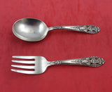 Crown Princess by International Sterling Silver Baby Set 2pc Original Infant