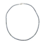 60 Carat TW Genuine Sapphire Ombre Faceted Bead Necklace with 14k Clasp (#J7237)
