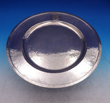 Arts & Crafts by Sturm Sterling Silver Serving Plate Hand Hammered Ohio (#7077)