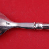 Ornamental #159 By Georg Jensen Sterling Berry Spoon w/ sculptural handle 8 3/4"