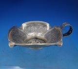 Dutch .833 Silver Ashtray with Figural People Chased Scrollwork 1.53 ozt (#6543)