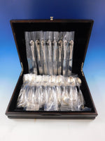 Rose Point by Wallace Sterling Silver Flatware Set for 8 Service 42 Pieces New