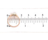 9k Rose Gold Australian Oval Opal Victorian Ring Size 5.25 Jewelry (#J6784)