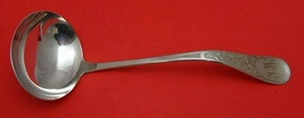 Ivy aka Antique Ivy Eng by Tiffany & Co. Sterling Soup Ladle Round Bowl 13"