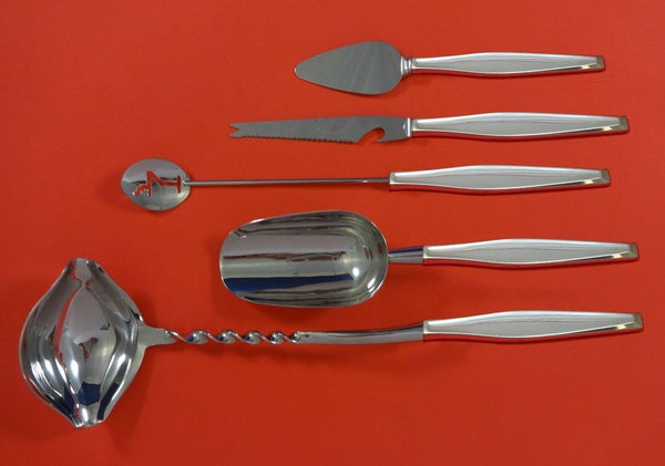 Classique by Gorham Sterling Silver Cocktail Party Bar Serving Set 5pc Custom