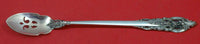 Grande Baroque By Wallace Sterling Silver Olive Spoon Pierced Long 7 1/2" Custom