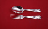 Madam Jumel by Whiting Sterling Baby Set 2-pc Fork 4 5/8" Spoon 4 1/2"