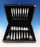 Vivant by Oneida Sterling Silver Flatware Set Service 34 Pcs Mid-Century Modern