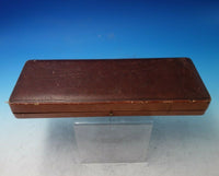 English Silverplate Desk Set 3pc Knife Seal Pen in Original Fitted Box (#5888)