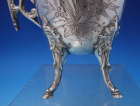 Wilcox Co Silverplate Demitasse Pot with Birds and Flowers 8 1/4" Tall (#7111)