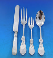 Ionic by Gorham Sterling Silver Flatware Set for 6 Service 33 pieces Early Rare