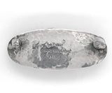 Sterling La Paglia Pin Handwrought Cast 3-D Flowers Leaves c.1940s (#J6855)
