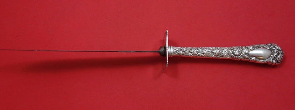 Chrysanthemum by Durgin Sterling Silver Roast Carving Knife HHWS 12 1/2"