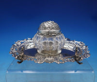 Gorham Sterling Silver Inkwell with Tray Pen Rest Winged Angels #195 (#6555)