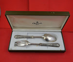 Grape by Christofle Silverplate Vegetable Serving Set 2pc with Fitted Box 9 3/4"