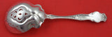 Irian by Wallace Sterling Silver Ice Spoon Pierced with Stars Fleur De Lis 9"