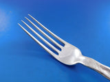 Lap Over Acid Etched by Tiffany Sterling Silver Dinner Fork Rhododendron 7 7/8