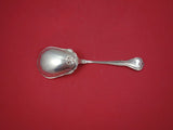 Tudor by Lunt Sterling Silver Berry Spoon w/ roses in bowl 8 1/4"
