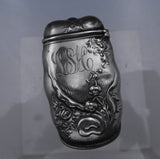 Lily of the Valley by Whiting Sterling Match Safe #2335 3-Letter Mono (#8941)
