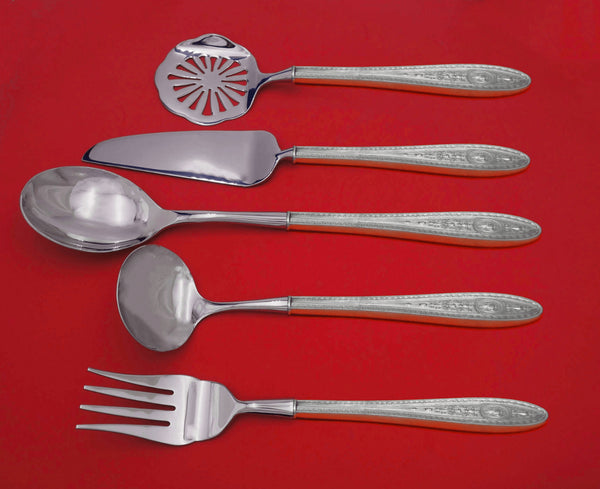 Wedgwood by International Sterling Silver Thanksgiving Set 5pc HH WS Custom