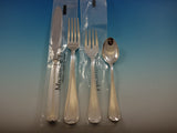 Mauriziano by Schiavon Italy Sterling Silver Flatware Set 12 Dinner 60 PC New