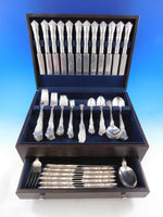 Berain by Wallace Sterling Silver Flatware Service 12 Set 125 pcs Dinner