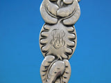 Ailanthus by Tiffany and Co Sterling Silver Berry Spoon Gold Washed Shell 8 7/8"