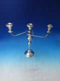 Old French by Gorham Sterling Silver Candelabra 3-Light #638 c.1940 (#6197)