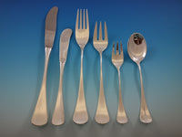Patricia by W and S Sorensen Danish Sterling Silver Flatware Set Service 37 Pcs