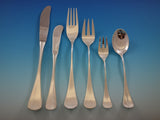 Patricia by W and S Sorensen Danish Sterling Silver Flatware Set Service 37 Pcs