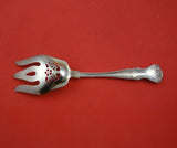 Cambridge by Gorham Sterling Silver Salad Serving Fork 3-Tine Pcd Flowers 8 3/4"
