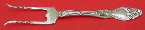 Cloeta by International Sterling Silver Baked Potato Fork 7" Custom Made Grapes