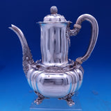 Chrysanthemum by Tiffany and Co Sterling Silver Tea Set 7pc (#8855) Beautiful!