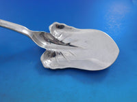 Lap Over Acid Etched Tiffany Sterling Silver Spade Server Bleeding Heart 10 3/8"