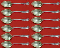 Cambridge Gorham Sterling Silver Grapefruit Sp Custom Set 12 pcs 5 3/4" Fluted