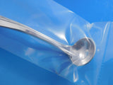 Silver Iris by International Sterling Silver Mustard Ladle Custom Made 4 1/2"