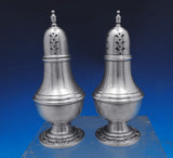 Wild Rose by International Sterling Salt and Pepper Shaker Set 2pc #S122 (#8882)