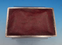 English Estate Sterling Silver Cigarette Box "Pax in Bello" w/Presentation #7936
