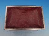 English Estate Sterling Silver Cigarette Box "Pax in Bello" w/Presentation #7936