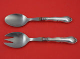 Rosenborg by A. Dragsted Danish Sterling Silver Salad Serving Set 2pc HH 8 1/8"