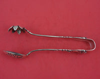 Iris by Durgin-Gorham Sterling Silver Ice Tong w/ Pierced Spoon and Claw 7 3/8"