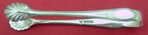 Early American Engraved by Lunt Sterling Silver Sugar Tong 3 3/4" Serving