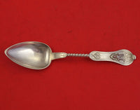 Saxon Stag by Duhme Coin Silver Coffee Spoon Fancy BC Pointed Twisted 5 7/8"