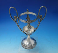 Simpson Hall and Miller Silverplate Vase Holder 10" x 7 1/4" c.1900 (#5435)